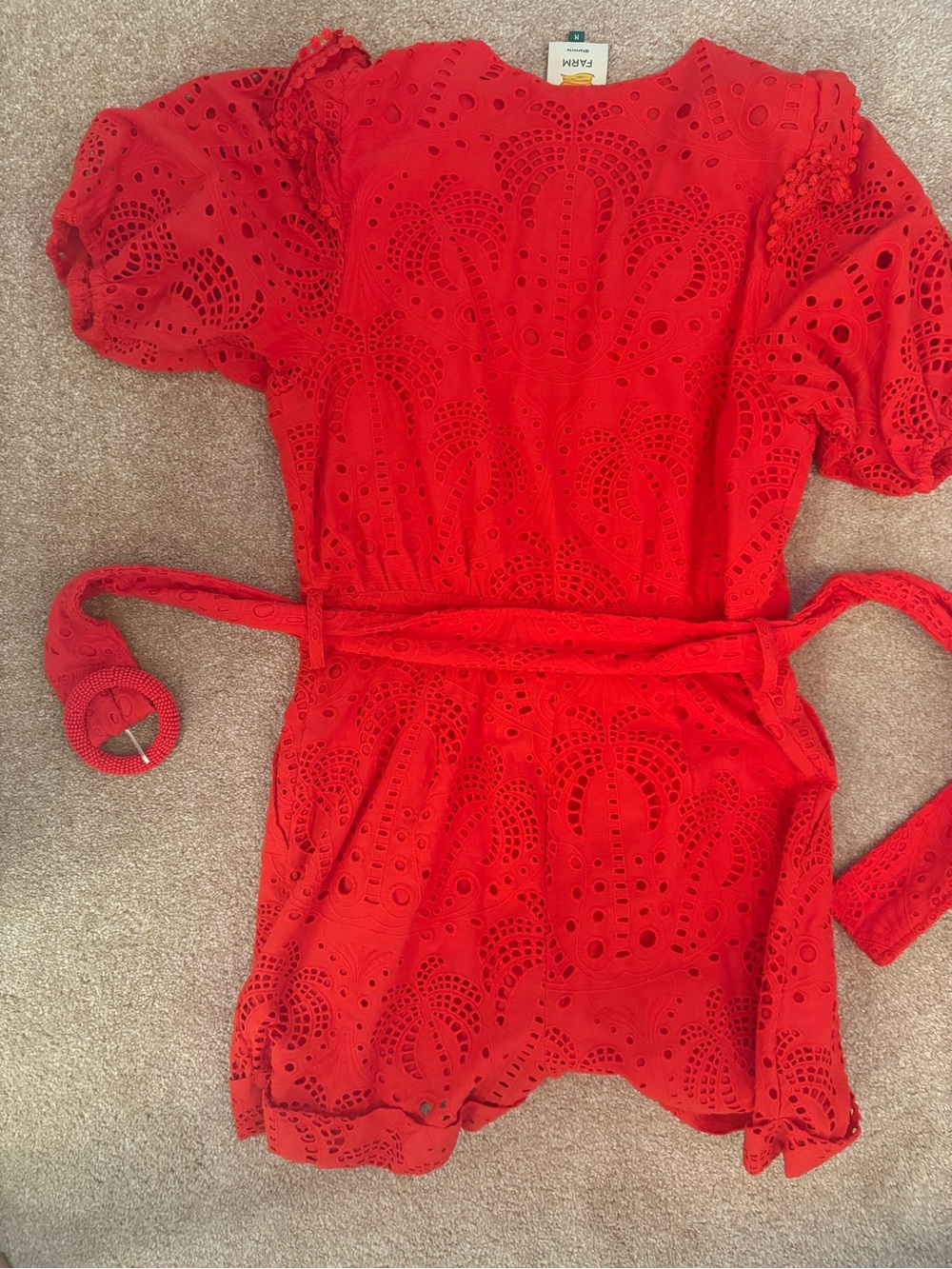 Farm Rio Red Size M romper - Picture 5 of 10